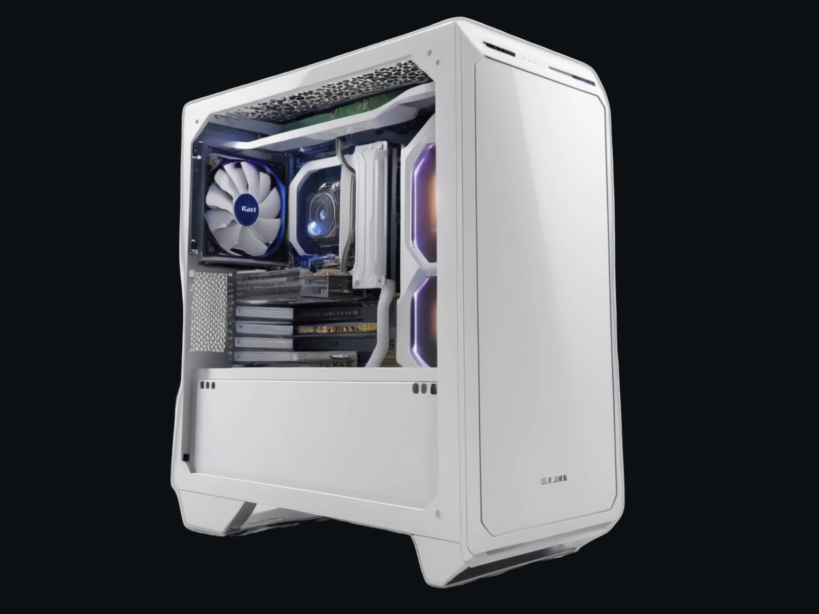 FEG Summit premium full-tower 4K gaming PC with glass side panel